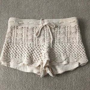 Crochet shorts